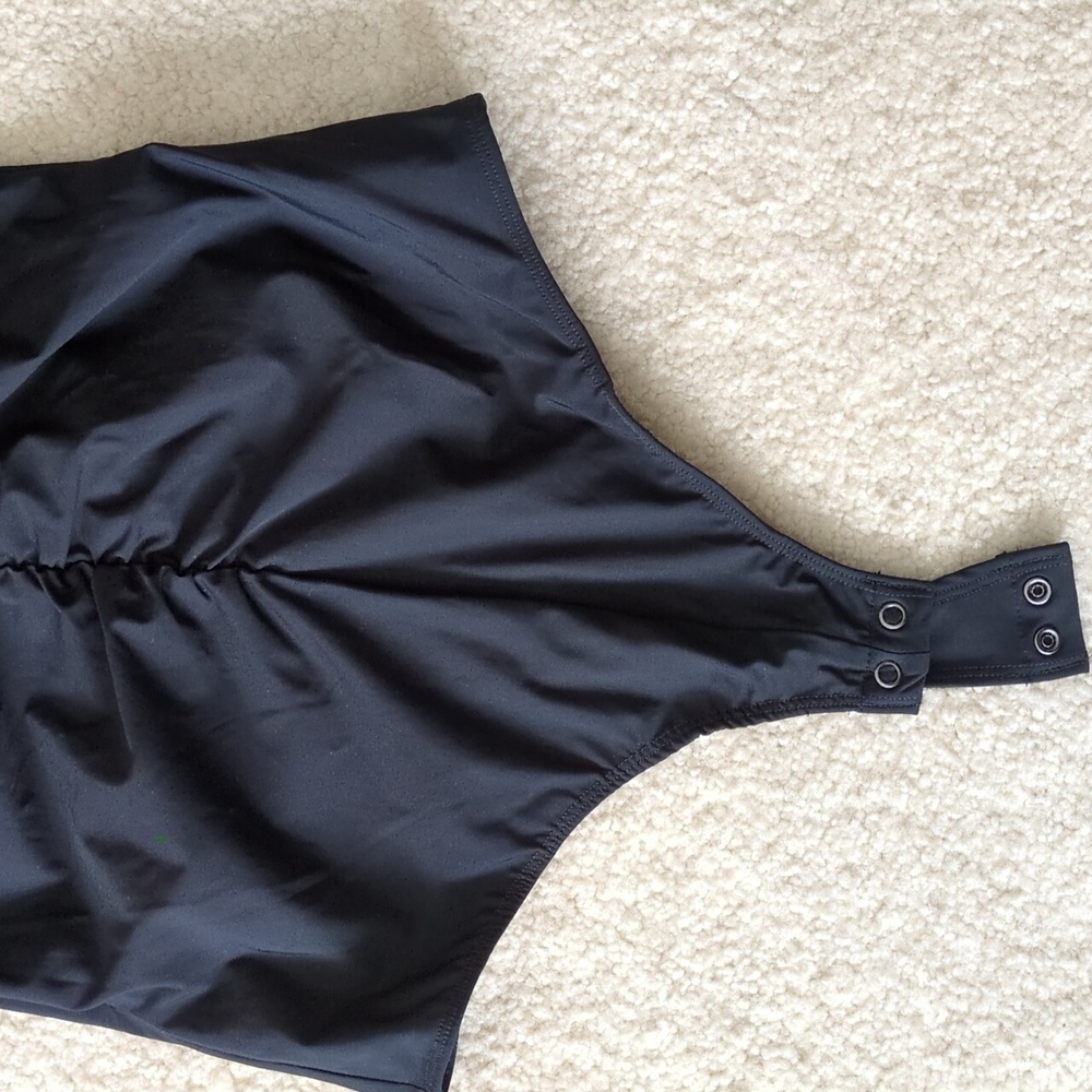 Express Black Sequin Bodysuit - image 3